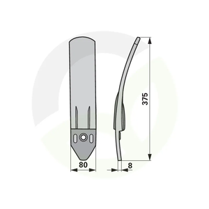 Lemežna špica karbid - AgriCarb SCKD6064N