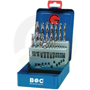 Set svedrov za kovino 1-10mm 19 kosov - Bohrcraft SE1466BOH