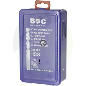 Set svedrov za kovino 1-13mm, 25 kosov - Bohrcraft SE1456EBOH