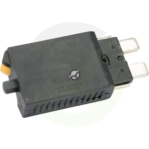Varovalka termalna ročno ponastavljiva - 28V 8A - dolžina 51,6 mm - oranžna - E.T.A SI26008
