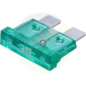 Varovalka - ploščata - 30A - dolžina 20mm - zelena - paket 100x - iMaXX SI22030