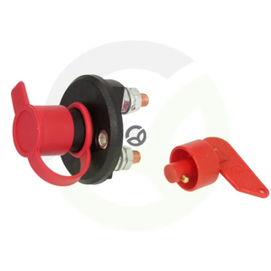 Stikalo za akumulator - okroglo, črno, M8, 12/24V, 150A/500A (5s), IP40 - Kramp SW10005KR