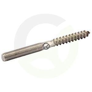 Dvostranski vijak - M10 / 10x120mm - 8mm okrogla glava - inox