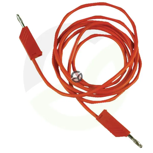 Kabel 2x vtič 4mm rdeč 2m - SML200RN