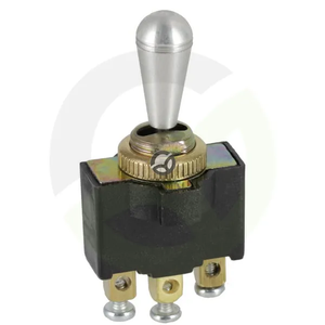 Preklopno stikalo - on-off-on - 12-24VDC - 10A - 125-250VAC - 2A - 3 pin - Kramp SW10013KR