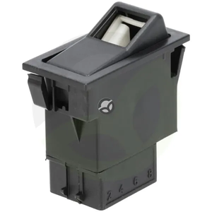 Preklopno stikalo - I-0 - on-off - 12/24V - 5-pin - s svetilko - Kramp SW10026KR