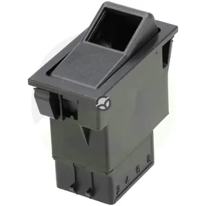 Preklopno stikalo - I-0 - on-off - 12/24V - 2-pin - funkcija osvetlitve - z žarnico - Kramp SW10018KR