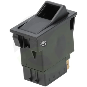 Preklopno stikalo - I-0 - oni-off - 12V - 7-pin - funkcija osvetlitve - z žarnico - Kramp SW10020KR