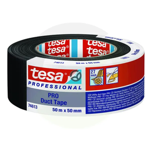 Lepilni trak PRO - 50mx50mm - črn - TESA 746130000201