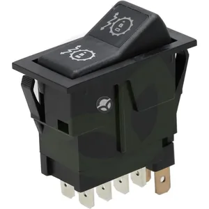 Preklopno stikalo - I-0-II - on-on-on - 12V - 8-pin - občutljivost prenosa dvojno stopničasto prilagajanje - Kramp SW10051KR
