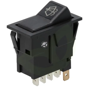 Preklopno stikalo - I-0-(II) - on-on-mom - 12V - 8-pin - pranje vetrobranskega stekla - Kramp SW10058KR