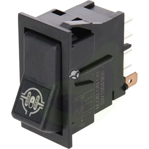 Preklopno stikalo - I-0-(II) - on-on-mom - 12V - 8-pin - diferencialna zapora - Kramp SW10043KR