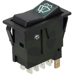 Preklopno stikalo - I-0-(II) - on-on-mom - 12V - 8-žični - brisalec vetrobranskega stekla - Kramp SW10041KR