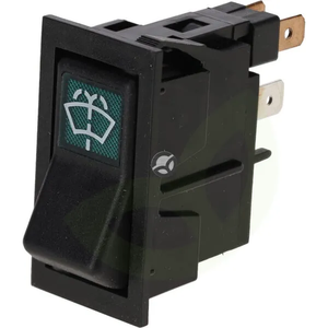 Preklopno stikalo - (I)-0 - off-mom - 12V - 2-pinsko - za pranje vetrobranskega stekla - Kramp SW10038KR