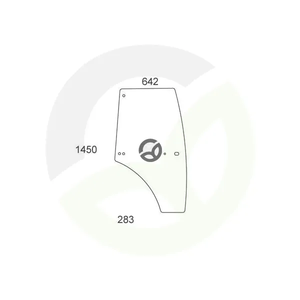Steklo vrat - komplet - Kramp VA431585N