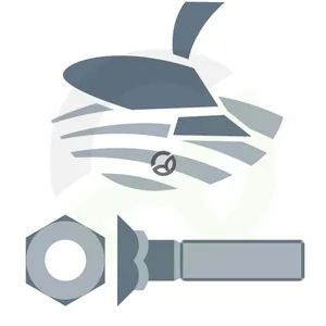 Paket vijakov 6x M12x35 CO, 2x M12x45 CO + matice - Kramp TB40115