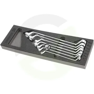 Komplet dvostranskih obročnih ključev 7 kosov (6-19 mm) - Kramp TT801501