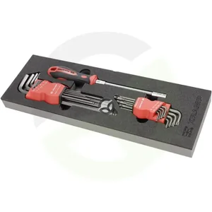 Set ključev Hex in Torx 18 kosov - Kramp TT808002