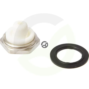 Bela polovična kapica stikala 12 mm - APEM U11517