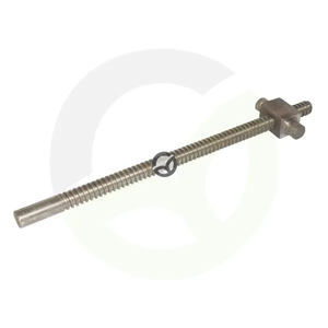 Trapezoidno navojno vreteno 30x8x350mm jeklo Kramp