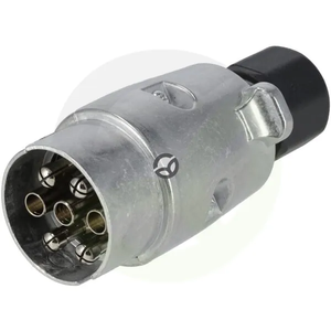 Priključek za prikolico - 7-polni - aluminij - 12V - vijačne sponke - Kramp TR00007KR