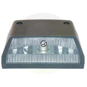 Luč za registrsko tablico 5W - pravokoten - 12V - prozoren - navoj - 106x57x57mm - TOR4529