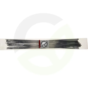 Vezice iz nerjavečega jekla 8x680mm - srebrne - SS 25 kosov - Kramp TRB80680RVS