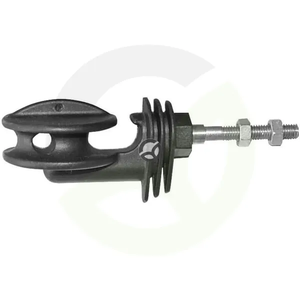 Izolator spiralni črne barve, 10 kosov - AKO 441360