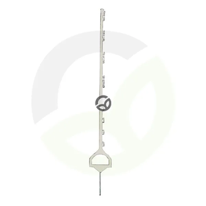 Plastični stebriček bele barve 114 cm - AKO 444170