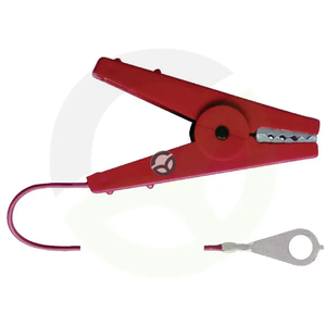 Kabelska ograja kabel s sponko rdeča M8-uho - AKO 44605011