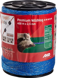 Premium WildHog polivinilasta žica 6x0,25, modra Cu, 400 m - AKO 449312