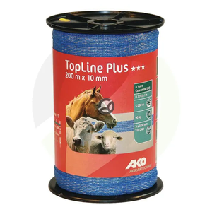 Trak za pastir 10 mm 200 m modre barve - AKO 449569