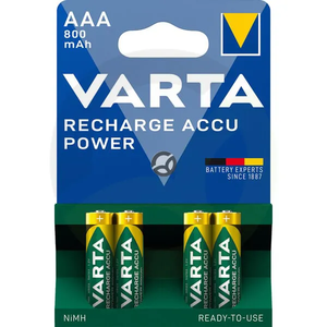 Baterije 4x AAA 1,2 V 800 mAh - VARTA VT56703