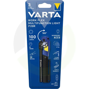 Večfunkcijska luč Work Flex F20R - VARTA VT18649