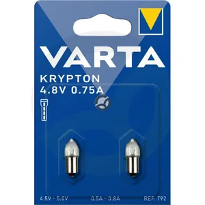 Žarnica Krypton pear B2 4.8V 3.6W P13.5s bela - VARTA VT00792