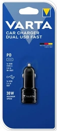 Avtomobilski polnilnik Dual USB Tip C - VARTA VT57932