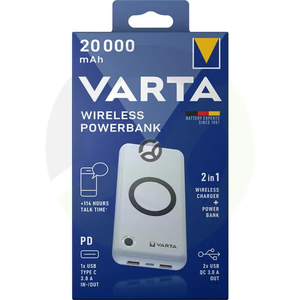 Brezžična baterija Powerbank 20000 - VARTA VT57909
