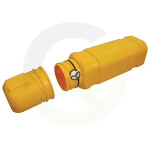 Varnostna škatla x450 mm, rumena plastika - WP00106