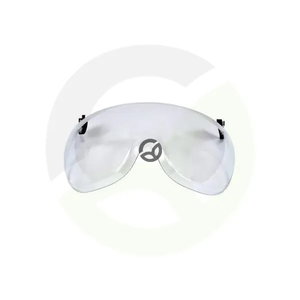 SecureFit Kort Visir X5 - Polykarbonat - AS/AF - 3M X5SV01CE