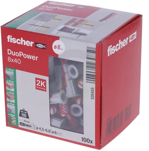 Vložek Duopower 8x40 100 kosov - Fischer 535455