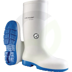 Zaščitni škornji beli - razred S4 - velikost 10,5 - Wellingtons Acifort® - classic safety - Dunlop A181331045