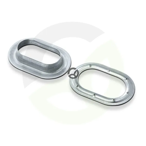 Ovalni obroči 42 x 22 mm cinkani - PL10342