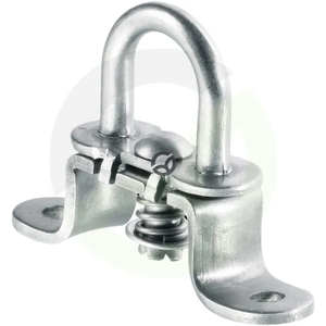 Vrteča sponka za ovalne okovke 42x22 mm razmak lukenj: 51 mm - nerjaveče jeklo PL10116