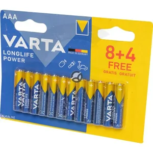 Baterije AAA/LR03 1,5V 8+4 (12x) - VARTA VT4903121472