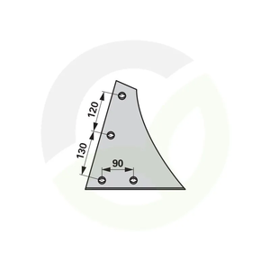 Golenica pluga desna Kuhn H0403520