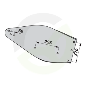 Deska pluga desna - Kuhn 616138