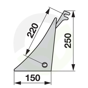 Golenica pluga leva KMF PK600600