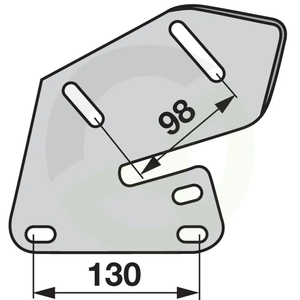 Levi nosilec za Kverneland 73-63311