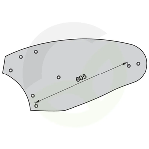 Deska pluga leva Lemken 3441041