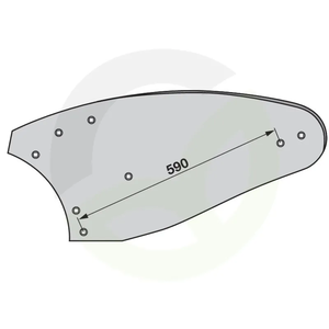 Deska pluga leva Lemken 3441035